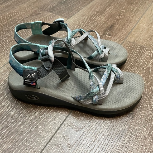Chaco Z Cloud ZX2 Sandals Women’s Size 9 Hiking Water Shoes Toe Loop, custom! - Picture 3 of 6